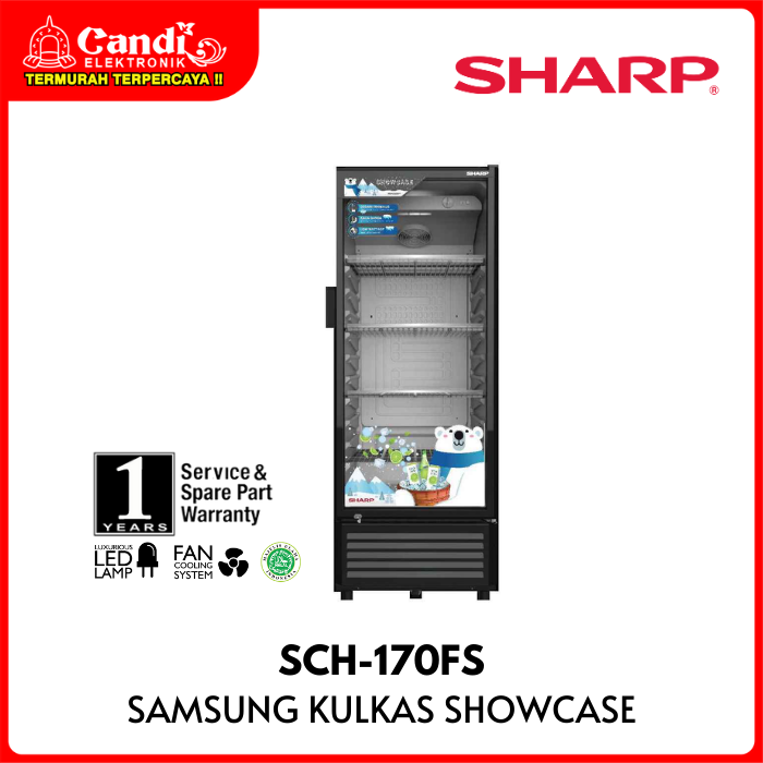 Sharp Refrigerator Showcase